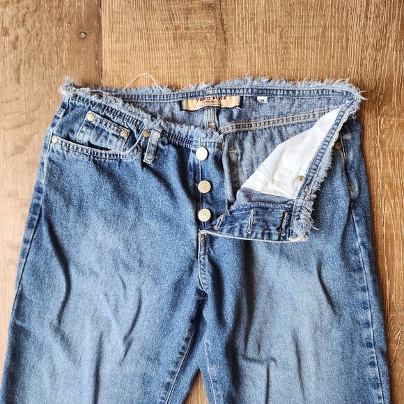 Vintage Paris Blues Raw Hem Wide Leg Jeans | Women's 9 - Picture 2 of 9